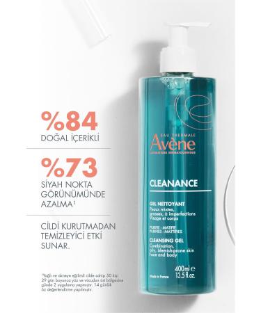 Avene Cleanance Mattifying Cleansing Gel for Oily and Acne Prone Skin 400 ml - Buy Online on GoSupps.com