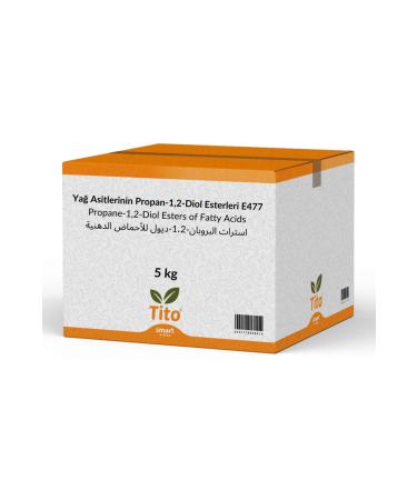 Tito Propane-1 2-Diol Esters of Fatty Acids E477 5 kg