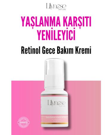 lilynose Anti-Aging Regenerating Moisturizing Night Cream Retinol - Buy Online on GoSupps.com