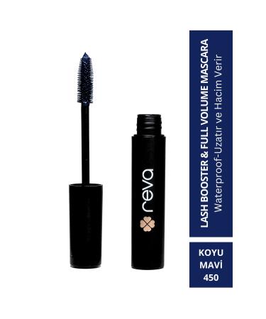 REVA Lash Booster & Full Volume Color Mascara - Full Volume & Lengthening Color Mascara Dark Blue 450