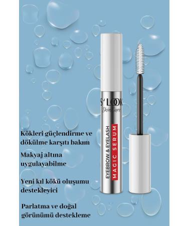 Slook S'LOOK EYEBROW & EYELASH MAGIC SERUM Nourishing Lengthening Natural Care Eyebrow Eyelash Serum 5 ml - Buy Online on GoSupps.com