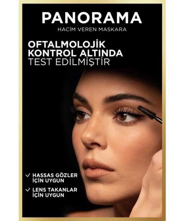 L'Oreal Paris Panorama Volumizing Mascara Black - Buy Online on GoSupps.com
