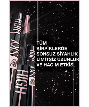 Maybelline New York Lash Sensational Sky High Cosmic Black Black Mascara - Buy Online on GoSupps.com