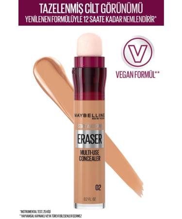 Maybelline New York Instant Anti Age Eraser Concealer - 02 Nude