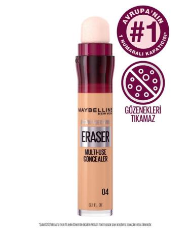 Maybelline New York Concealer - Instant Age Eraser Concealer 04 Honey 3600531396848 - Buy Online on GoSupps.com