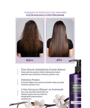 Kundal Intensive Moisturizing and Nourishing Conditioner Honey&macadamia Protein Treatment (CHERRY BLOSSOM) - Buy Online on GoSupps.com