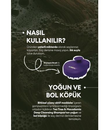 Kundal Shampoo for Problem Scalps Tea Tree & Macadamia Deep Cleansing Shampoo (WHITE MUSK) - Buy Online on GoSupps.com