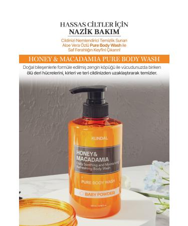 Kundal Ph Balancing and Purifying Body Wash Gel Honey&macadamia Pure Body Wash (BABY POWDER) - Buy Online on GoSupps.com