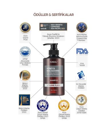 Kundal Anti-Breakage Nourishing Care Shampoo KUNDAL Honey & Macadamia Nature Shampoo 500ml Ylang Ylang - Buy Online on GoSupps.com