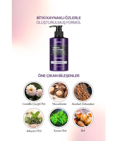 Kundal Intensive Moisturizing and Nourishing Hair Conditioner Honey&macadamia Protein Treatment (WHITE MUSK) - Buy Online on GoSupps.com