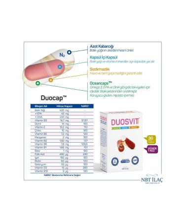 Nbt la Nbt Duosvit Dha 30 Duo Capsule - Buy Online on GoSupps.com