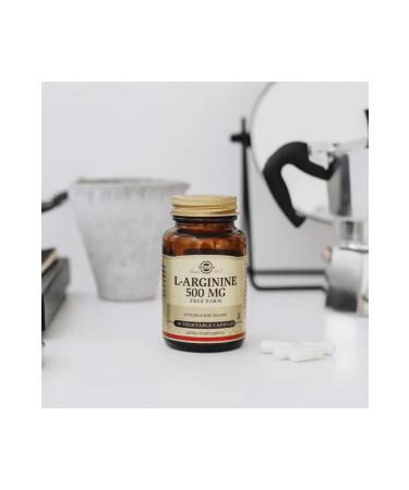Solgar L-arginine 500 Mg 50 Capsules - Buy Online on GoSupps.com