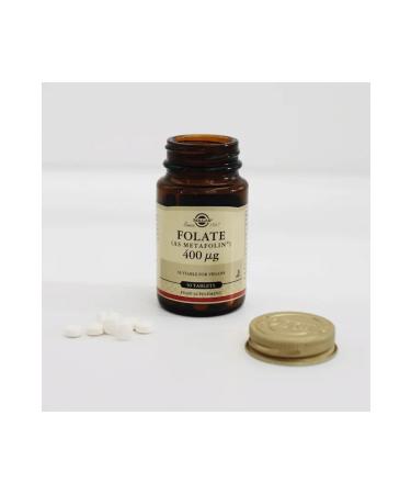 Solgar Folate 400 Mcg 50 Tablets - Buy Online on GoSupps.com