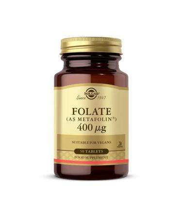 Solgar Folate 400 Mcg 50 Tablets