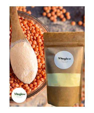 Vitaglow Lentil Flour (1 Kg) Natural Red Lentil Flour