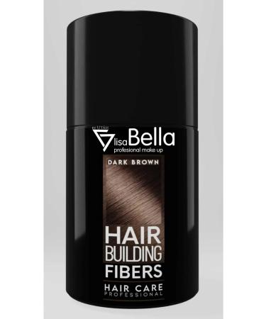 BY UTAH LISA BELLA LISA BELLA HAIR BULDING FIBER- VOLUMINATOR HAIR TOPICS DARK BROWN 27 GR