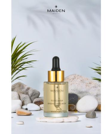 Maiden Beauty Skin Renewing Repairing Ginseng Snail Mucin Ingredient Revitalizing Skin Care Serum 30 ml - Buy Online on GoSupps.com