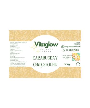 Vitaglow Buckwheat (GRE KA) Flour (3 kg) Mineral and Protein Store - Buy Online on GoSupps.com