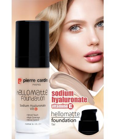 Pierre Cardin Hellomatte Foundation - Fair - 30 ml