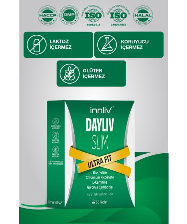 DAYLIV Slim 30 Tablets Bromelain-chromium Picolinate- L-carnitine- Garcinia Cambogia - Buy Online on GoSupps.com