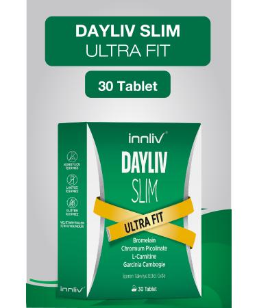 DAYLIV Slim 30 Tablets Bromelain-chromium Picolinate- L-carnitine- Garcinia Cambogia