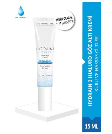 DERMEDIC Hydrain3 Hialuro Under Eye Cream 15ml
