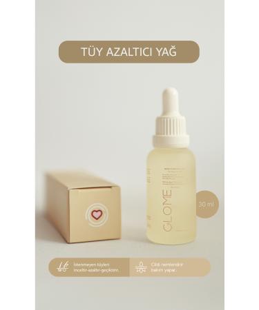 Glome Hair Reducing Slimming Body Care Oil - Smooth Effect - Moisturizes and Cares for the Skin (30ML)