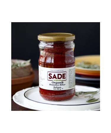 SADE Organic x 2 Mixed Paste (Tomato and Pepper) 650 gr