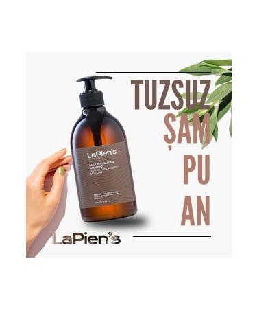 Lapien's Salt-Free Shampoo Purifying Revitalizing Moisturizing for all Hair Types 500 ml