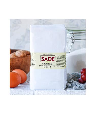 SADE Organic Whole Wheat Flour 1000 gr
