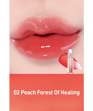 ETUDE New Coco Plum Overglowy Tint/Voluminous Shiny Lip Appearance Tint 2 Peach Forest Of Healing - Buy Online on GoSupps.com