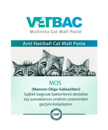 VETBAC Cat Hairball Prevention Malt - Buy Online on GoSupps.com
