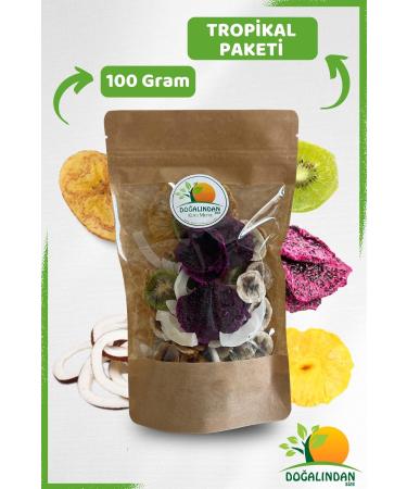 Do alindenSize Tropical SUGAR-FREE Dried Fruit Package 100 Gr. (DRAGON FRUIT COCONUT BANANA KIWI PINEAPPLE) - Buy Online on GoSupps.com