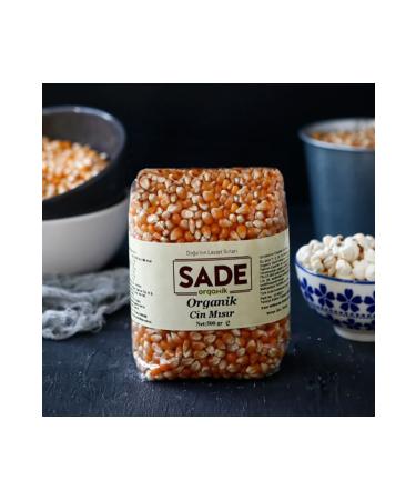 SADE Organic x 4 Packs Popcorn 500 gr