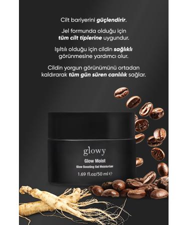 GLOWY Glow Moist Luminous Gel Moisturizing Cream 50ml - Buy Online on GoSupps.com