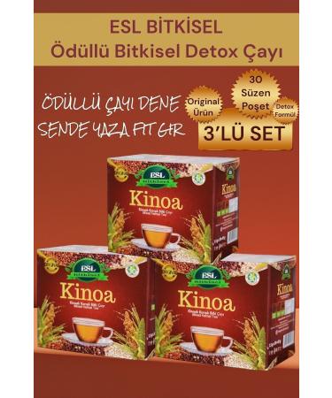 ESL Herbal Appetite Suppressant Fat Burner Weight Loss1 Metabolism Detox Mix & Quinoa Tea (3 BOXES) - Buy Online on GoSupps.com