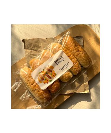ASAF UNLU MAMULLER Sesame Sandwich Bread 100 gr (5X100 GR) (4 PACKS WILL BE SENT.) - Buy Online on GoSupps.com