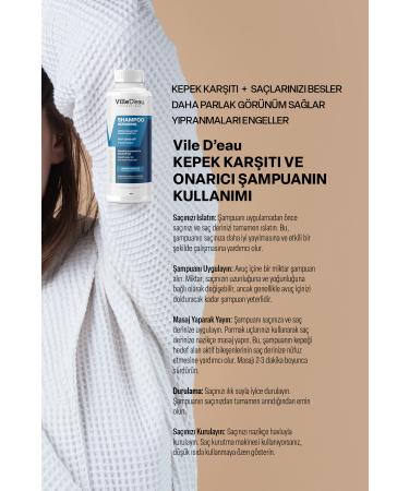 VilleD'eau Anti-Dandruff Shampoo 100 ml travel size  - Buy Online on GoSupps.com