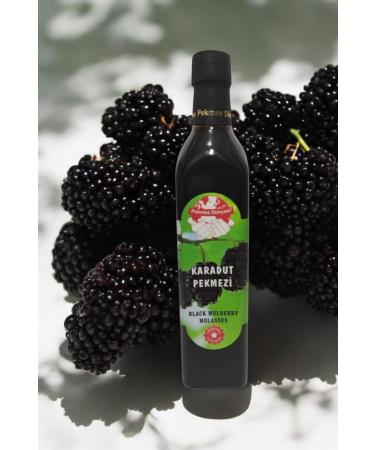 Molasses World Natural Black Mulberry Molasses in 680 gr Glass Bottle Healthy and Pure Content - Buy Online on GoSupps.com