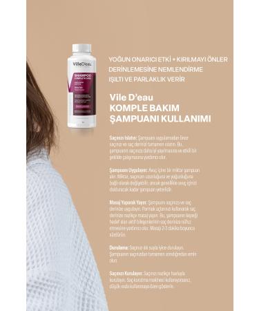 VilleD'eau Complete Care Shampoo Anti-Loss for Oily Dyed and Damaged Hair 100 ml travel size  - Buy Online on GoSupps.com
