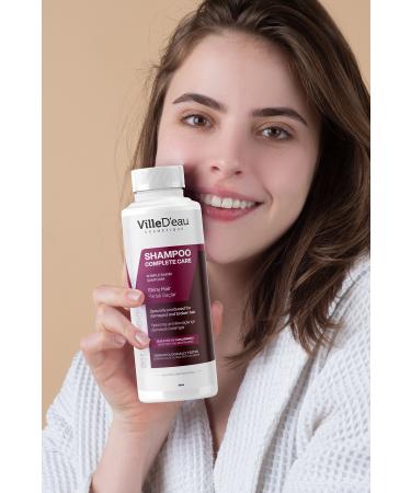 VilleD'eau Complete Care Shampoo Anti-Loss for Oily Dyed and Damaged Hair 100 ml travel size  - Buy Online on GoSupps.com