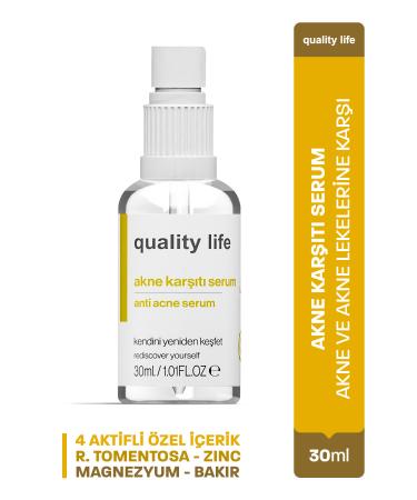 Quality Life Anti-Acne and Acne Serum - Acne Dryer - Blackhead Blemish Scar Acne Comedone Anti-Acne