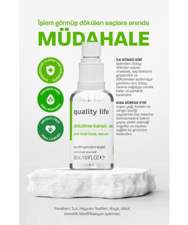 Quality Life Ql Anti-Loss Hair Serum (Special Serum for Hair Loss Due to the Process) - Buy Online on GoSupps.com
