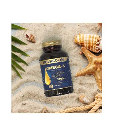 NOVACOLIN Omega3 60 Softgel (EPA 360MG DHA 260MG) - Buy Online on GoSupps.com