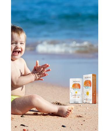 INKLINATUR Spf 50 Natural Stick Sun Cream for Babies and Children - Sensitive Skin Protection - Buy Online on GoSupps.com