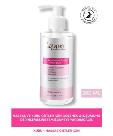By Nini Deep Cleansing Gel for Sensitive and Dry Skin 200 ML