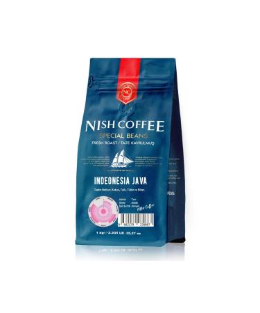 Nish Coffee Nish Filter Coffee Indonesia Java 1000 Gr Bean Coffee
