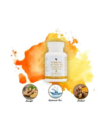 Forever Living Forever Active HA - Food Supplement Containing Hyaluronic Acid Ginger and Turmeric
