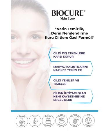 Biocure Facial Cleansing Gel Deep Cleanser for Dry Sensitive Skin 250ml - Buy Online on GoSupps.com