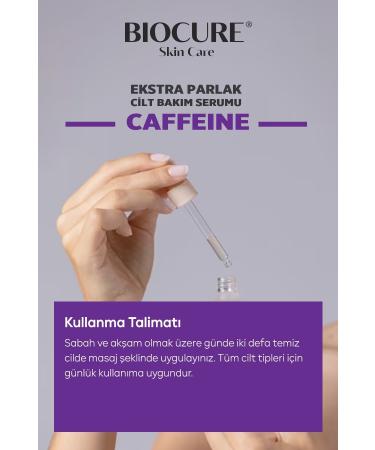 Biocure Caffeine Skin Care Serum Detox Effective Purifying & Plumping 30 ml - Buy Online on GoSupps.com